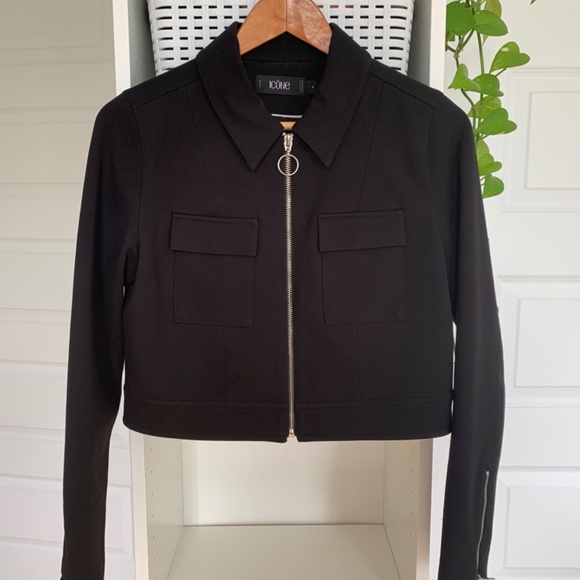 Black structured jacket - Picture 1 of 3